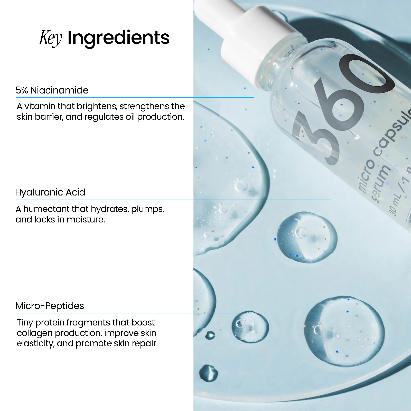 360® micro capsule serum