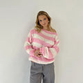 Women's Oversized Striped Sweater