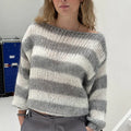 Women's Oversized Striped Sweater