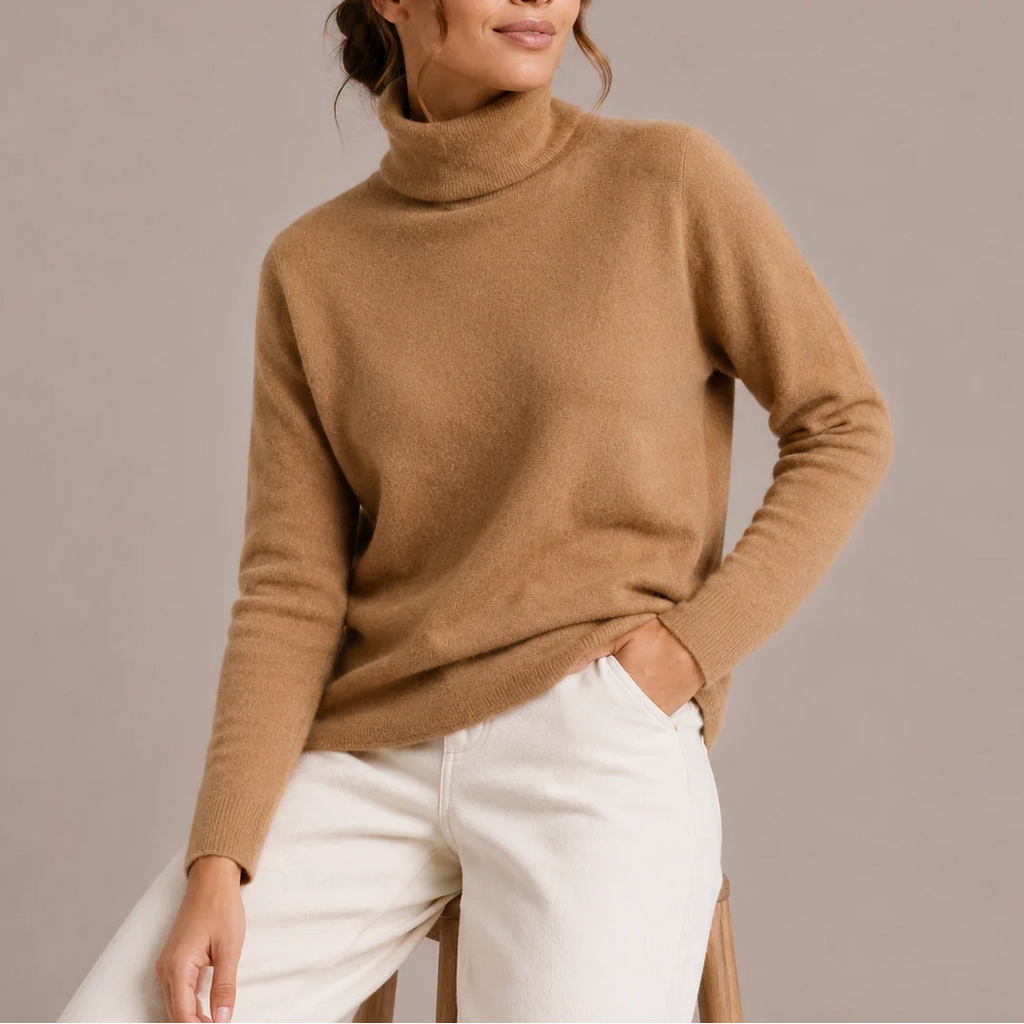 Women's Classic Knit Turtleneck Sweater