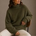 Women's Chunky Knit Turtleneck Sweater