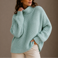 Women's Chunky Knit Turtleneck Sweater