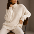 Women's Chunky Knit Turtleneck Sweater