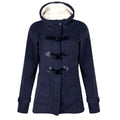 Women's Plush Lined Toggle Winter Jacket