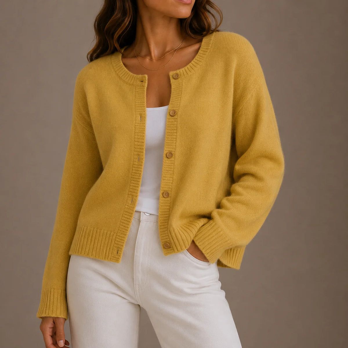 Women's Button-Up Knit Cardigan