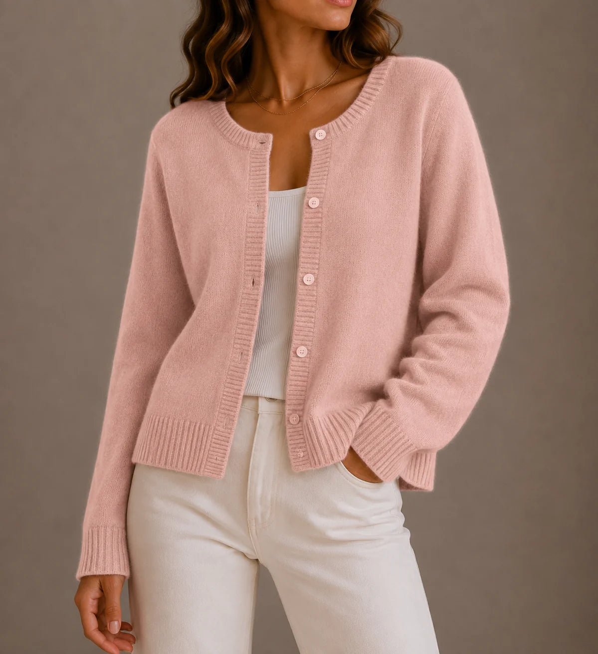 Women's Button-Up Knit Cardigan