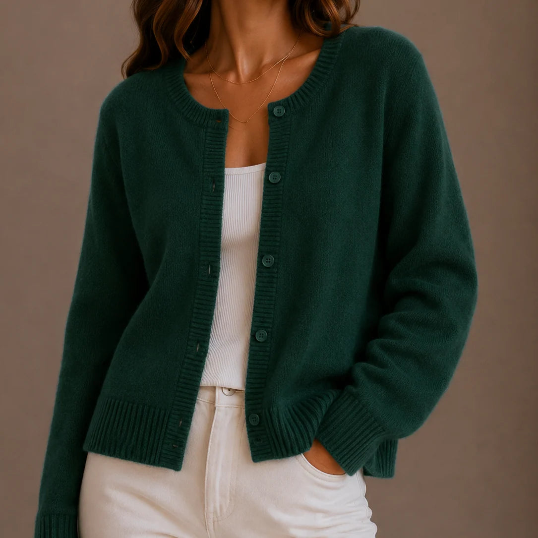 Women's Button-Up Knit Cardigan