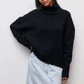 Women's Knitted Turtleneck Sweater