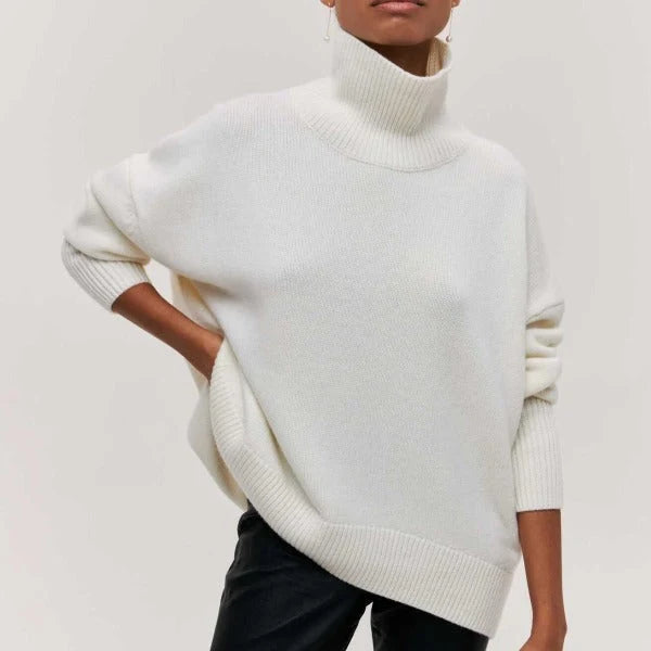 Women's Knitted Turtleneck Sweater