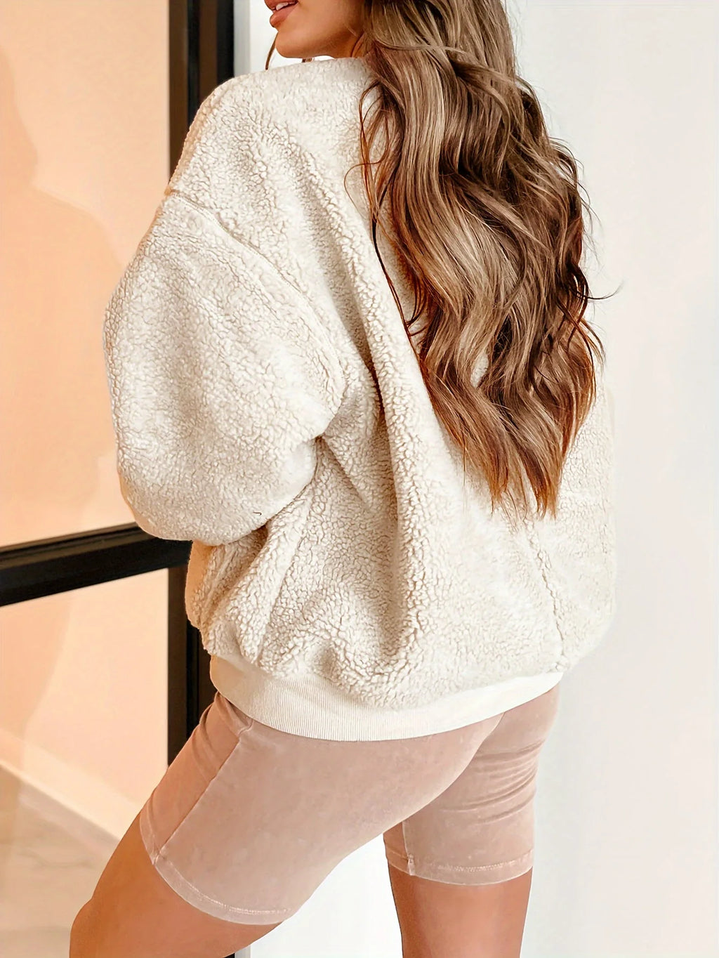 Women's Lightweight Fleece Bomber Jacket