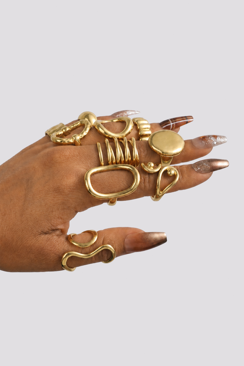 Aurelia Chunky Stacking Ring Set