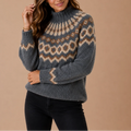 Women's Fair Isle Turtleneck Sweater