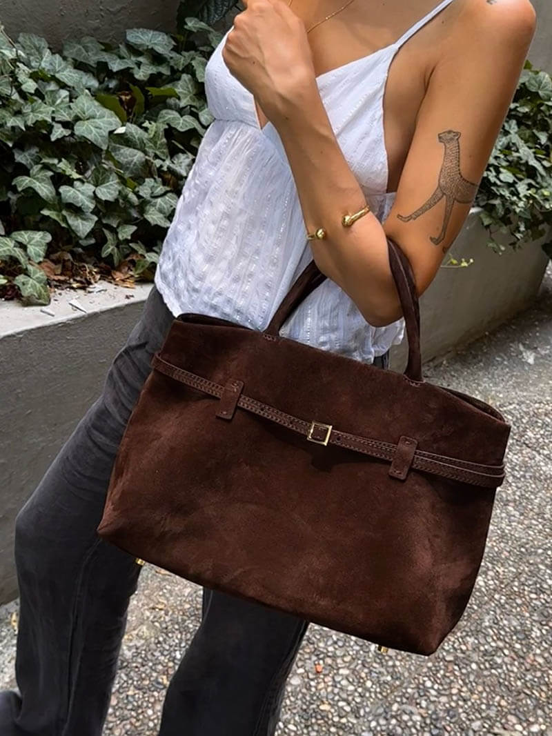 Camille Suede Bag