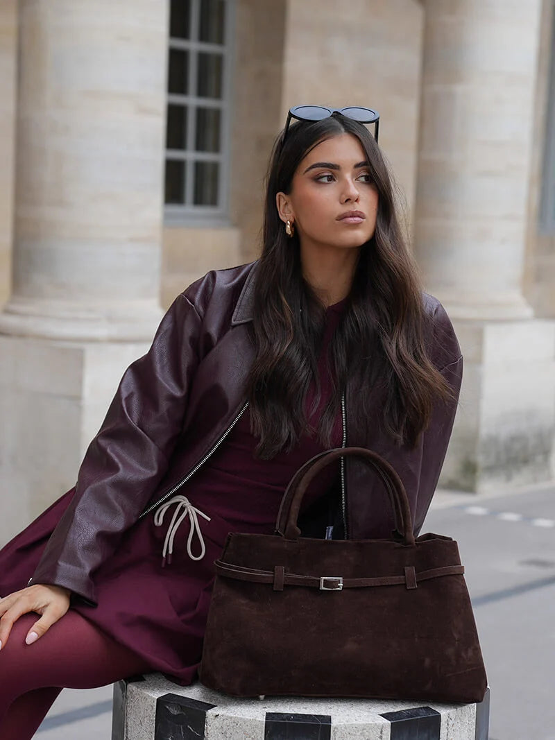 Camille Suede Bag