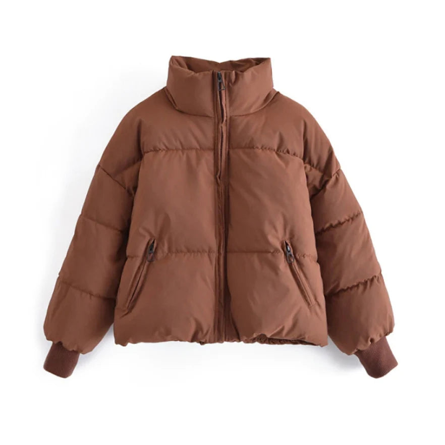 Women's High-Collar Puffer Jacket