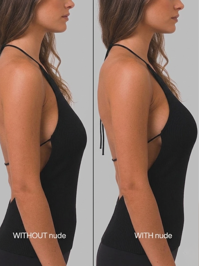 nude Sticky Push Up-Bra