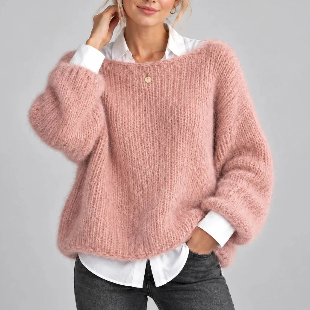Women's Chunky Knit Oversized Sweater