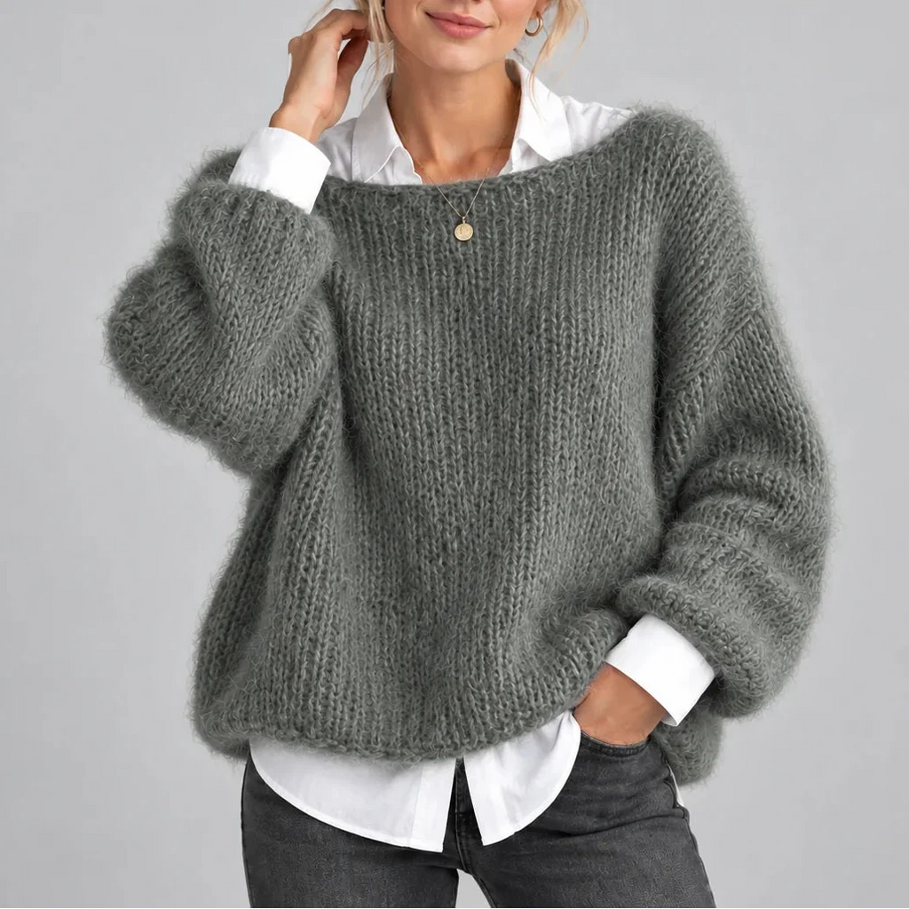 Women's Chunky Knit Oversized Sweater