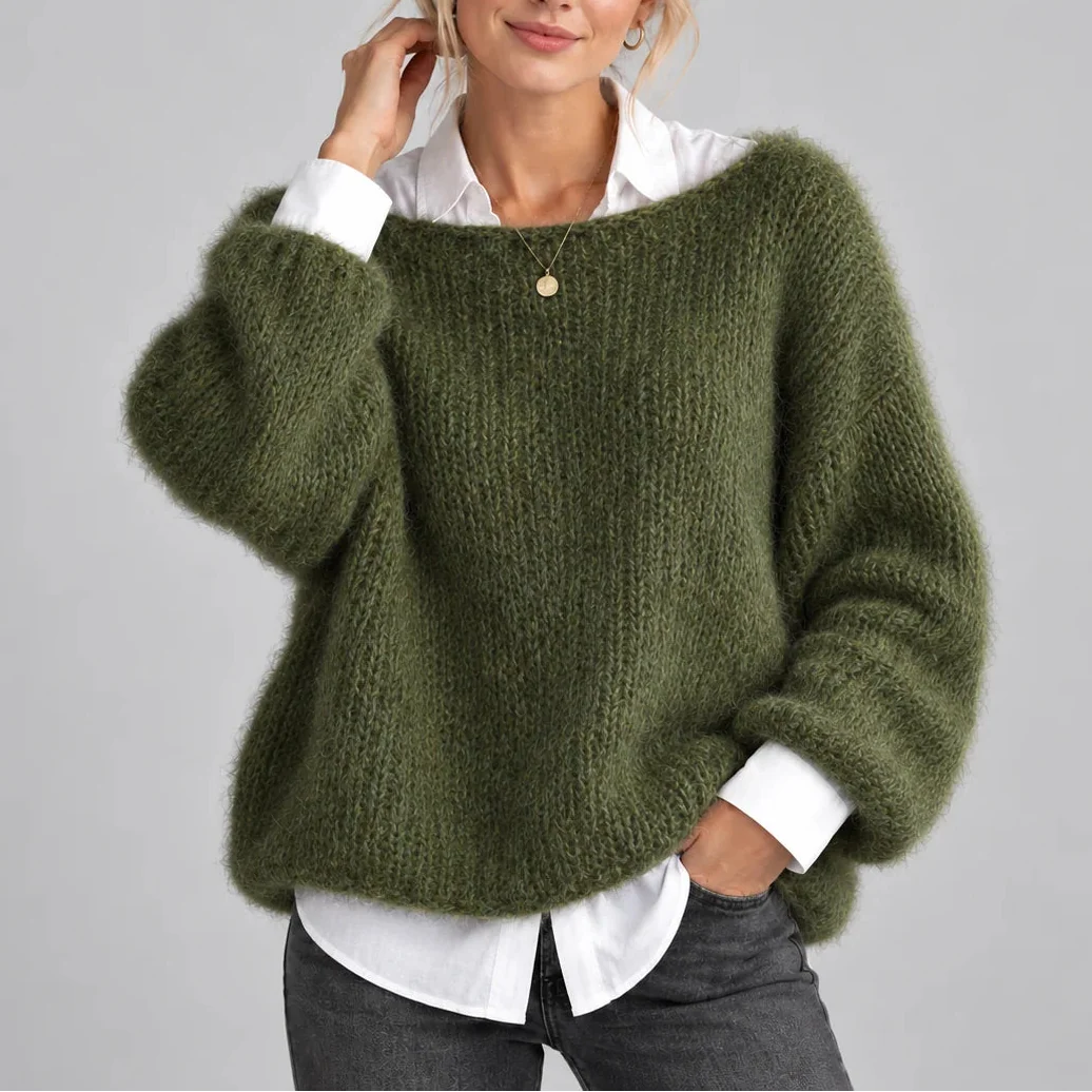 Women's Chunky Knit Oversized Sweater