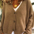 Women's V-Neck Knit Cardigan