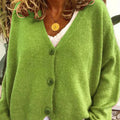Women's V-Neck Knit Cardigan
