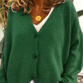 Women's V-Neck Knit Cardigan