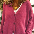 Women's V-Neck Knit Cardigan
