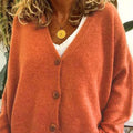 Women's V-Neck Knit Cardigan