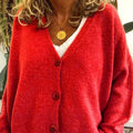 Women's V-Neck Knit Cardigan