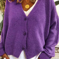 Women's V-Neck Knit Cardigan