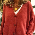 Women's V-Neck Knit Cardigan