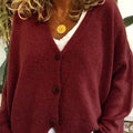Women's V-Neck Knit Cardigan