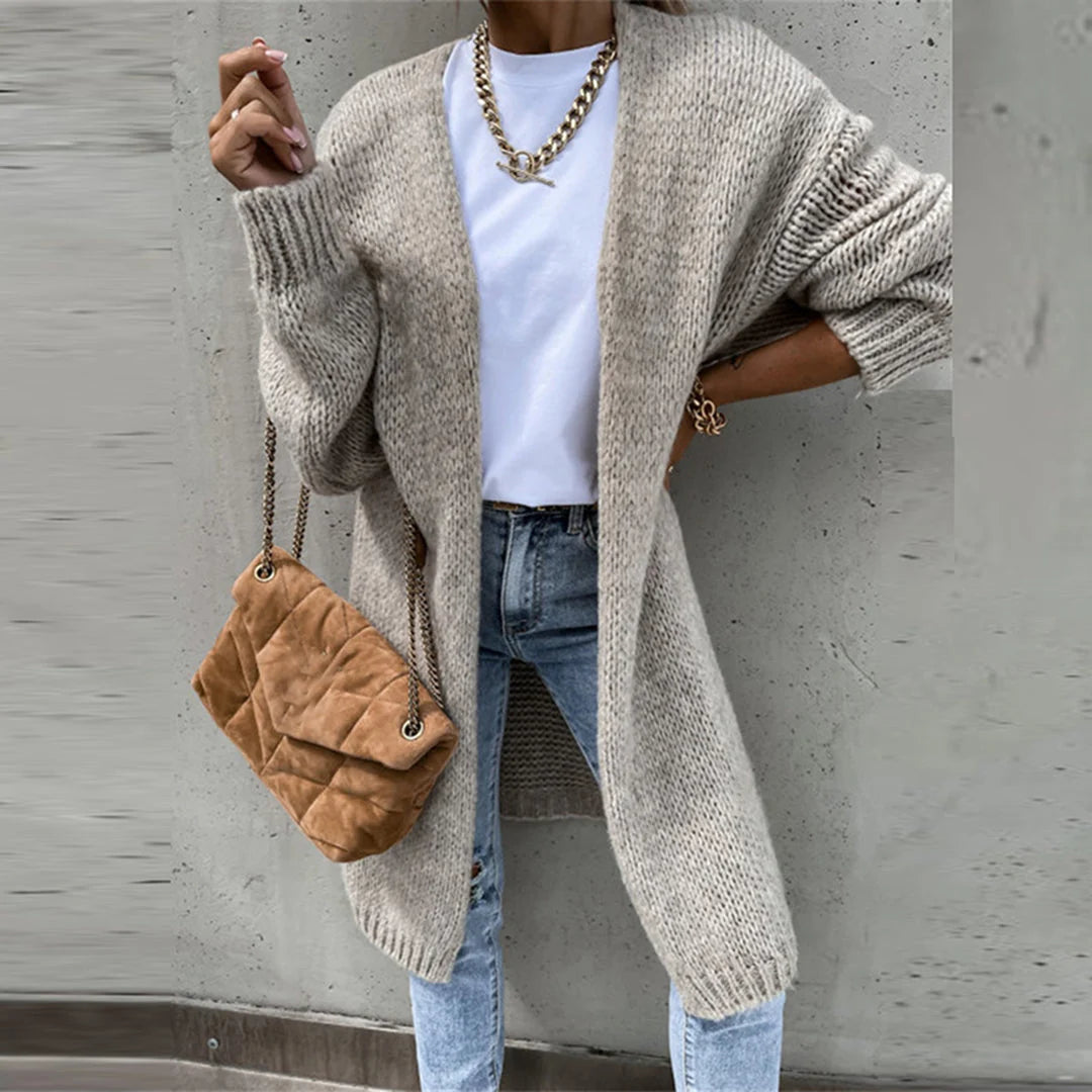 Women's Oversized Long Knit Duster Cardigan