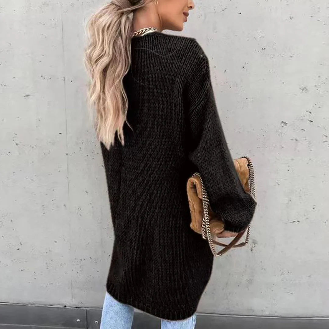 Women's Oversized Long Knit Duster Cardigan