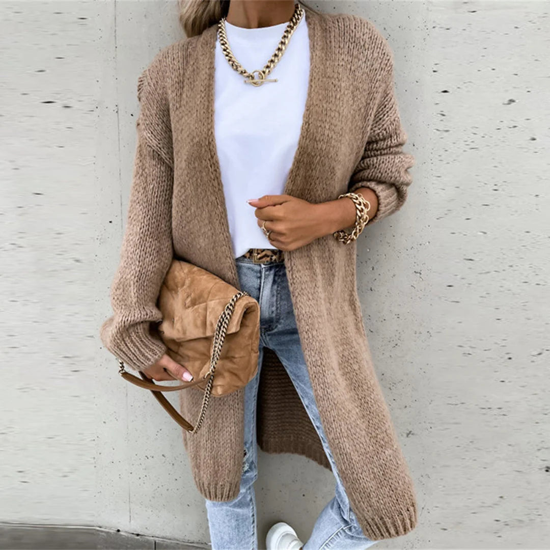 Women's Oversized Long Knit Duster Cardigan
