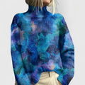 Women's Nature Print Knit Sweater