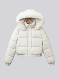 Women's Cropped Down Puffer Jacket