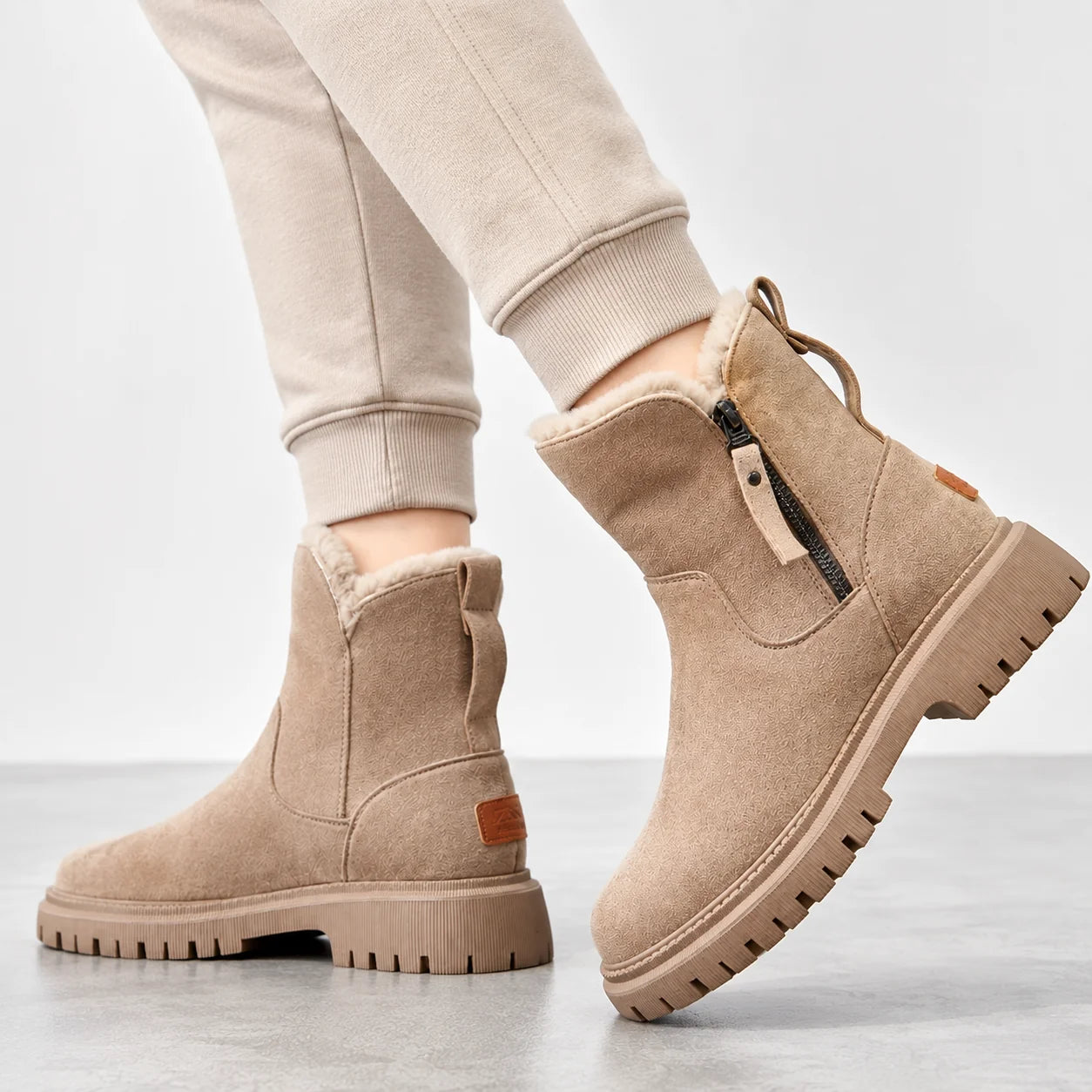 Women's Faux Fur Lined Ankle Boots