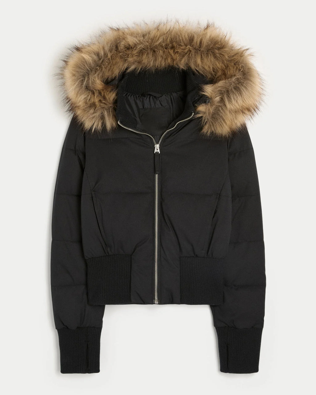 Women's Lightweight Cropped Puffer Jacket