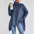 Women's Oversized Cashmere Turtleneck Sweater