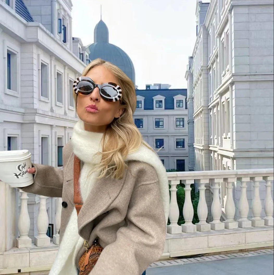 Women's Oversized Button Jacket