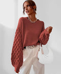 Women's Lantern Sleeve Oversized Sweater