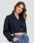 Rowan Belted Structured Trench