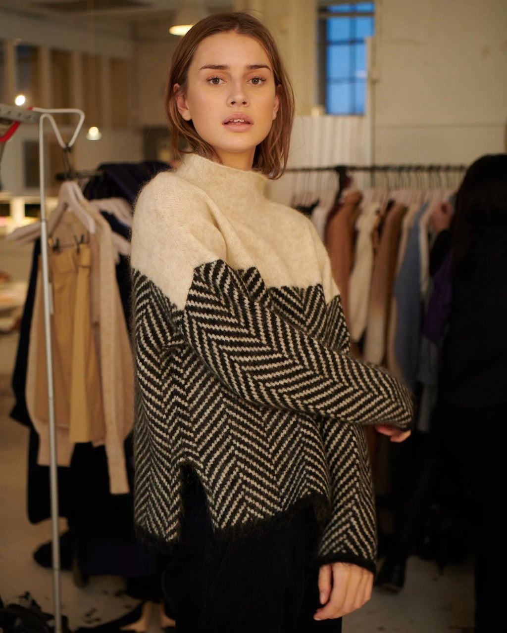Women's Sustainable Cotton Turtleneck