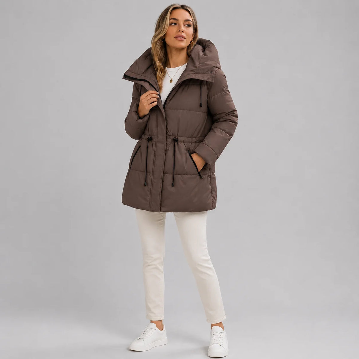 Women's Thick Padded Parka Jacket