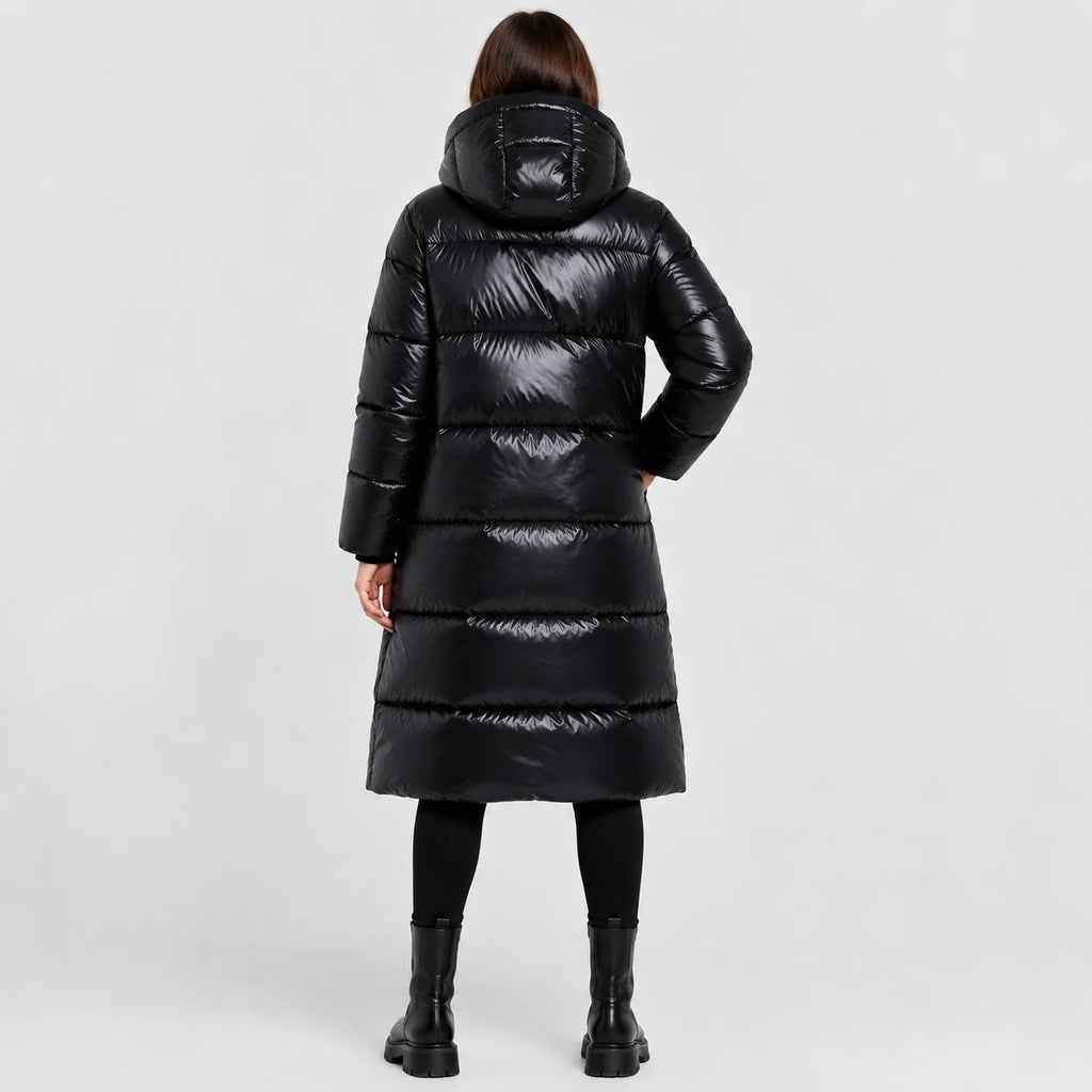 Women's Thickened Long Hooded Puffer Coat