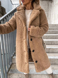 Women's Waterproof Faux Shearling Long Coat